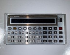 Sharp PC-1250A Pocket Computer - For Parts or Repair No Charger Untested