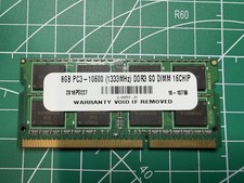 8GB PC3-10600 1333MHz DDR3 SO DIMM 16 CHIP Memory RAM
