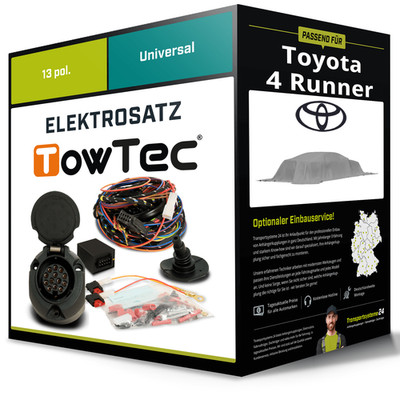 Elektrosatz 13-pol universell für TOYOTA 4 Runner 08.2002-12.2009 NEU