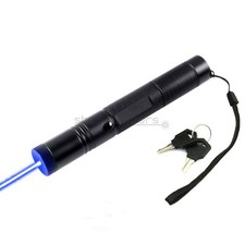 1MW Adjustable Focus 450nm Blue Flashlight Pointer Pen Visible Beam