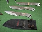 8 Throwing Knives And Cases including The Expendables Knives  — photo 2