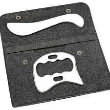 Stainless Steel Gua Sha Scraping Massage Tool-Muscle Scraper - 2 PCS, Silver