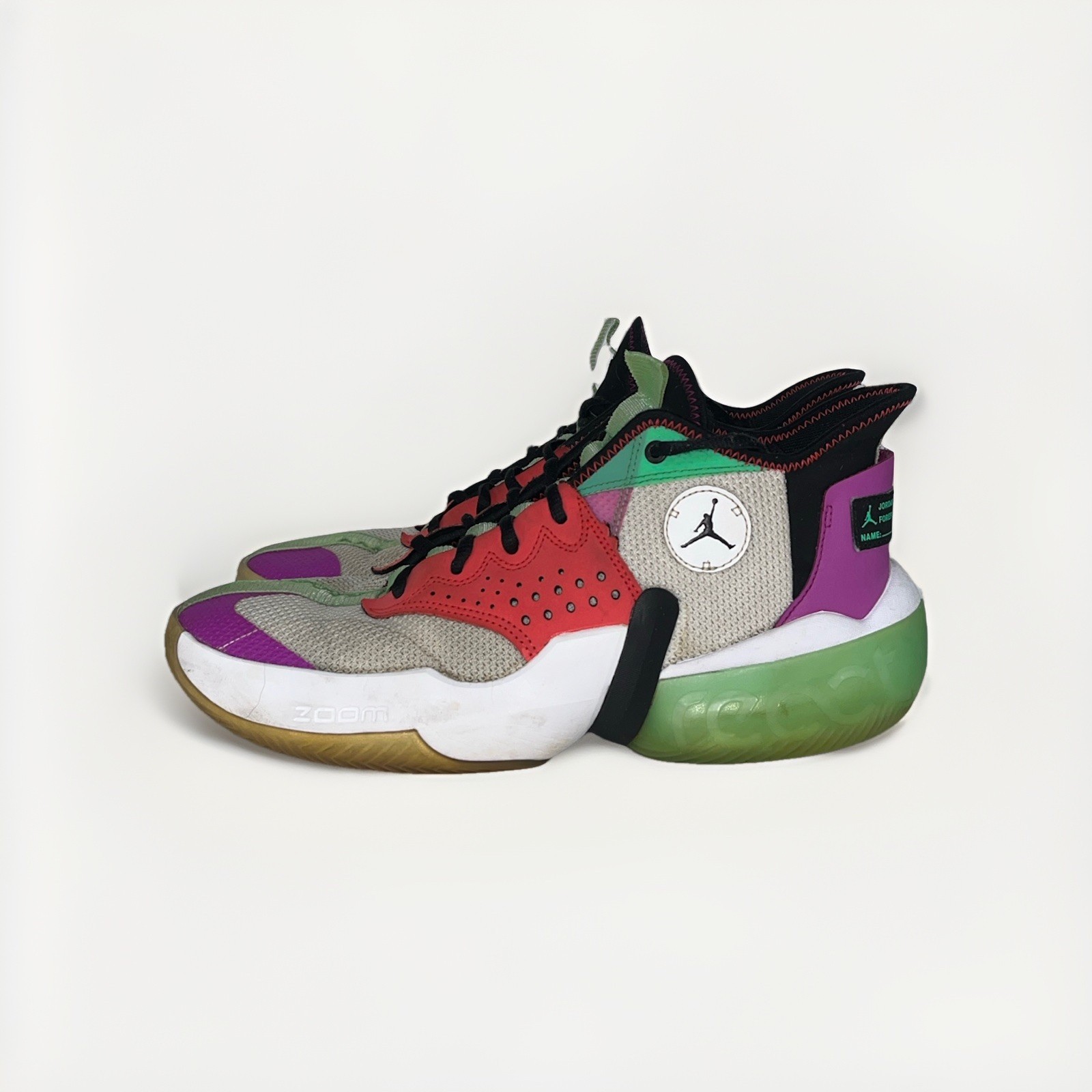 Air Jordan React Elevation “White Hyper Violet” C… - image 2