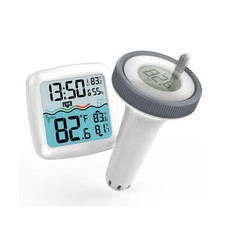 Pool Thermometer Floating Easy Read - IPX8 Swimming Pool Thermometer with Ind...