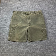 Carhartt Carpenter Shorts Men's Olive Green Cargo Pockets Utility Workwear - W44