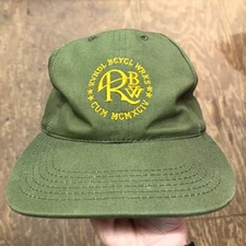🇺🇸 Rivendell Bicycle Works Olive Strapback Hat Made in USA