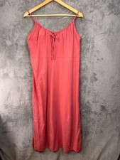 Old Navy Gauzy Sundress L Coral Minimalist Front Tie Dainty Feminine Boho Beach