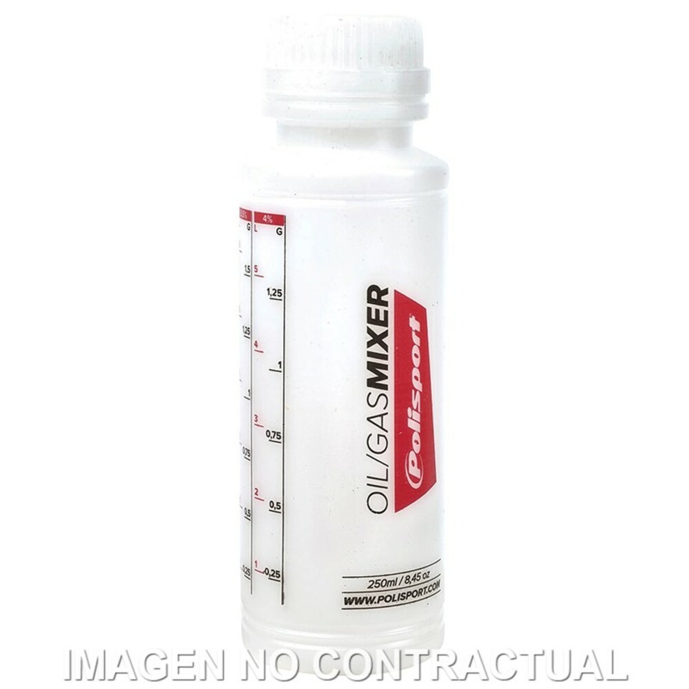 Test Tube Graduated POLISPORT Prooctane 125ml for Moto Spares Accessories Pieces - Image 3