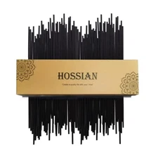 HOSSIAN 50pcs Reed Diffuser Sticks- Black Fibre Reed Diffuser Sticks-Thick Di...