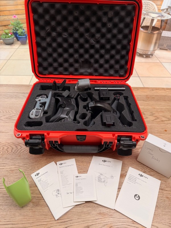 DJI FPV Combo Fly More drone including hard travel case