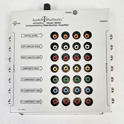 Audio Authority Model 950 Distribution Amplifier - Tested/ Working (USED)