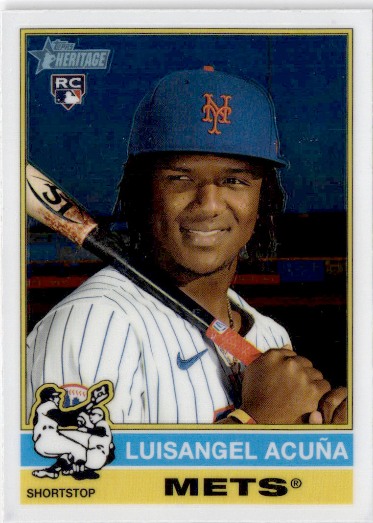 2025 Topps Heritage - Luisangel Acuna #274 Chrome (RC)