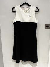 Uniqlo Women’s Black And White Dress Sleeveless Brand New 2014 Size Large