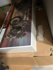 Custom Made Vintage Harley Davidson Cigarettes  Light Up Sign