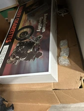 Custom Made Vintage Harley Davidson Cigarettes  Light Up Sign