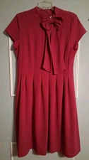 SHELBY & PALMER DRESS PURPLE SIZE 16 Bow