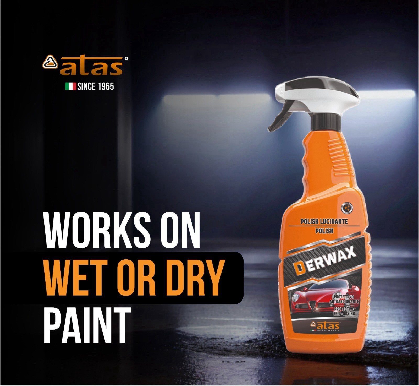 Derwax  Spray Wax For High Gloss Shine and Protection, Safe For Cars, Truck 25Oz