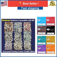 Outemu Mechanical Keyboard Switches 3 Pin SMD RGB MX Compatible