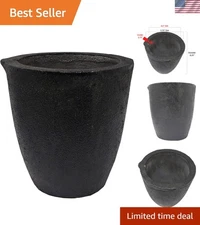 Clay Graphite Crucibles  Black Foundry Cup Furnace Torch Melting Casting Refi...
