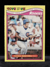 Topps 1989 Toys R Us Rookies Damon Berryhill #4 Rookie Chicago Cubs Card. rookie card picture