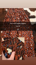 Wide Legged Leopard Print Pants