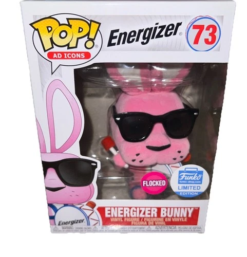 Funko Pop! Ad Icons: Energizer Bunny Flocked Shop Exclusive #73 Vinyl Figure