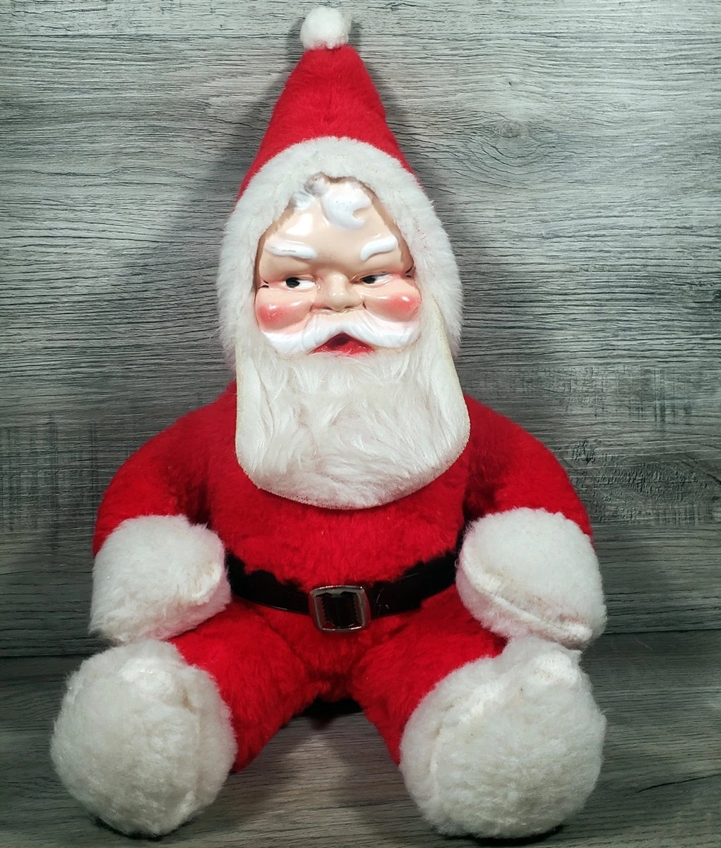 Rubber Face Plush In Santa Figures (1946-1990) for sale | eBay