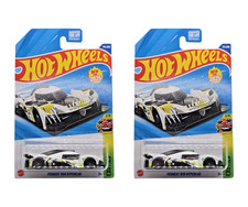 2025 Hot Wheels Peugeot 9X8 Hypercar #174 White - Set of 2
