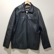 VTG WILSONS LEATHER JACKET Mens Medium Black Pelle Studio Removable Lining