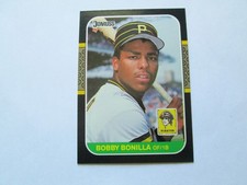 BOBBY BONILLA 1987 DONRUSS ROOKIE BASEBALL CARD # 558 NMMT. rookie card picture