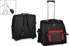 Akkordeon Trolley 72 Bässe Tasche Gigbag Holzkern stabil schwarz Trolleykoffer