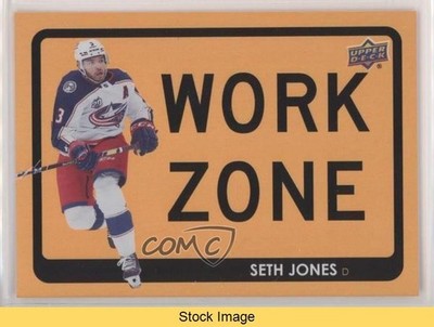 2021-22 Upper Deck Series 1 Work Zone Seth Jones #WZ-14 READ z6b