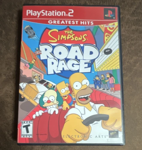 The Simpsons Road Rage PlayStation 2 Greatest Hits PS2 CIB COMPLETE