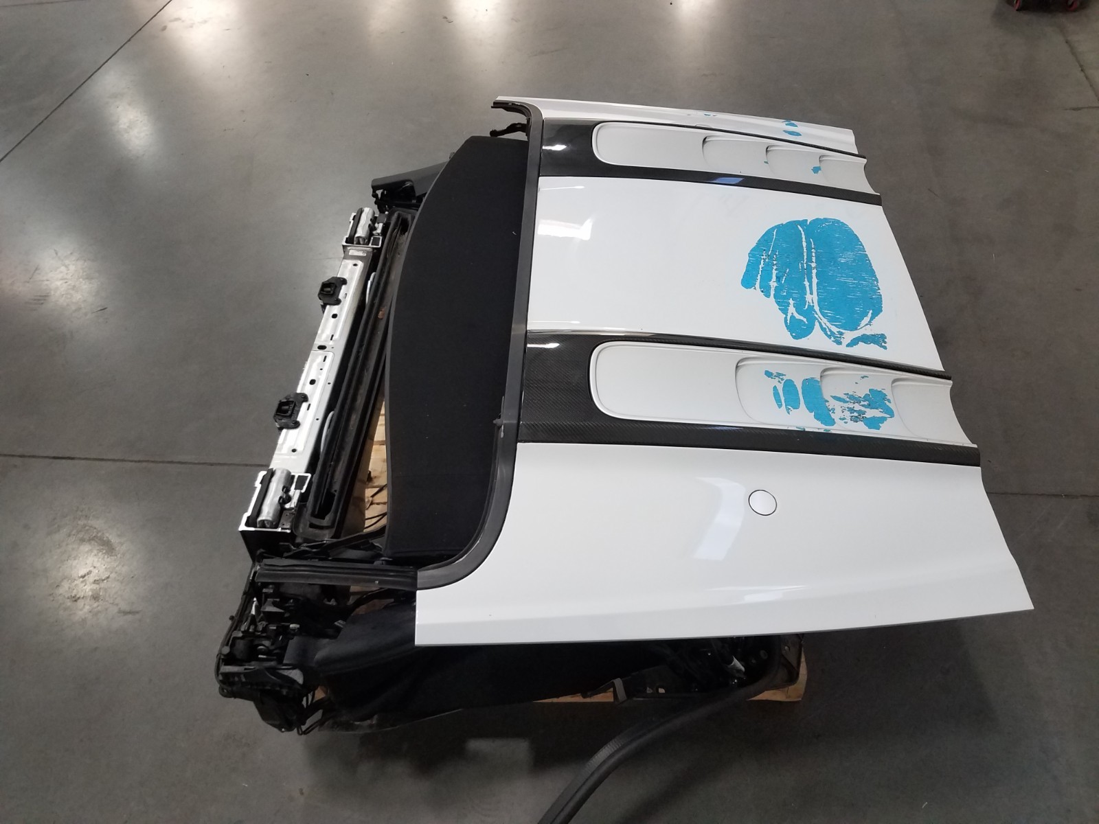 2017 Audi R8 V10 Plus Spyder Soft Top Assembly / Engine Hood Cover #4720 A-5