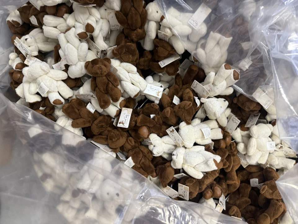 Lot Of 10 Teddy Bears 4" Assorted colors FREE SHIPPING *read desc* - Image 4 of 4