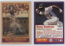 1990 Sportflics Rickey Henderson #208 HOF
