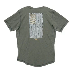 NWOT ARIAT Rebar Workman Graphic Reflective Flag Sage Heather Green LARGE TALL