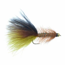 Thin Mint Bead Head Crystal Woolly Bugger Streamer Fishing Fly -  Hook Size 8