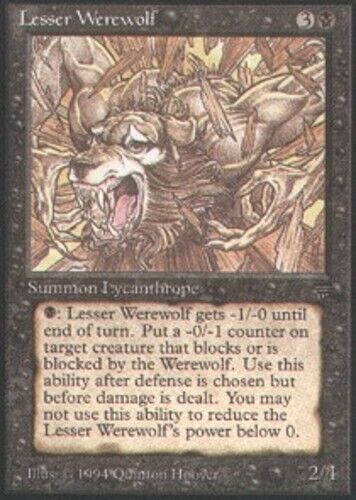 Lesser Werewolf PL/MP, Spanish MTG Legends - Picture 1 of 1