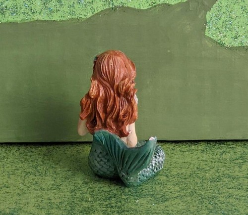 Fiddlehead Feengarten Miniatur Meerjungfrau Lesemuschel Buch Miniaturgarten - Bild 3 von 7