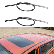 For TOYOTA COROLLA 2008-2013 Direct Replacement Roof Trim Molding Kit Pair BLACK