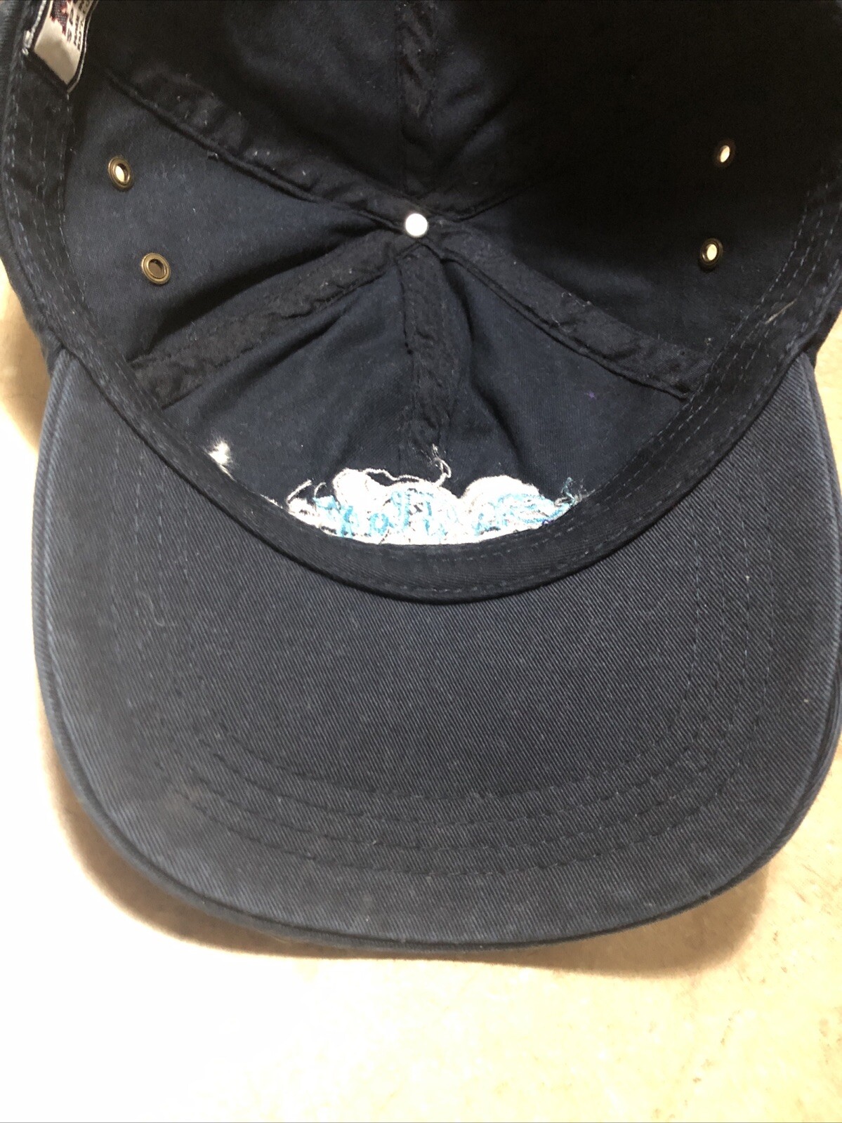Black Six Flags Hat/Cap Adjustable Strapback 100%… - image 5