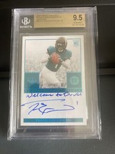 2021 Panini Encased Football Travis Etienne Jr. Rookie Endorsements /35 9.5 BGS