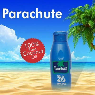 2 X Parachute Pure Coconut Oil for Hair, Skin Care, Oil Pulling Cooking 48ML IN