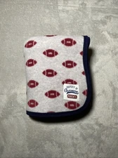 Carter's Just One You Gray Football Baby Blanket Property Of Awesome Parents
