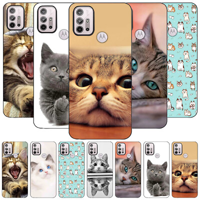 Cat Printed Phone Case For Motorola Moto G Stylus G Play G Power G 5G Soft Cover