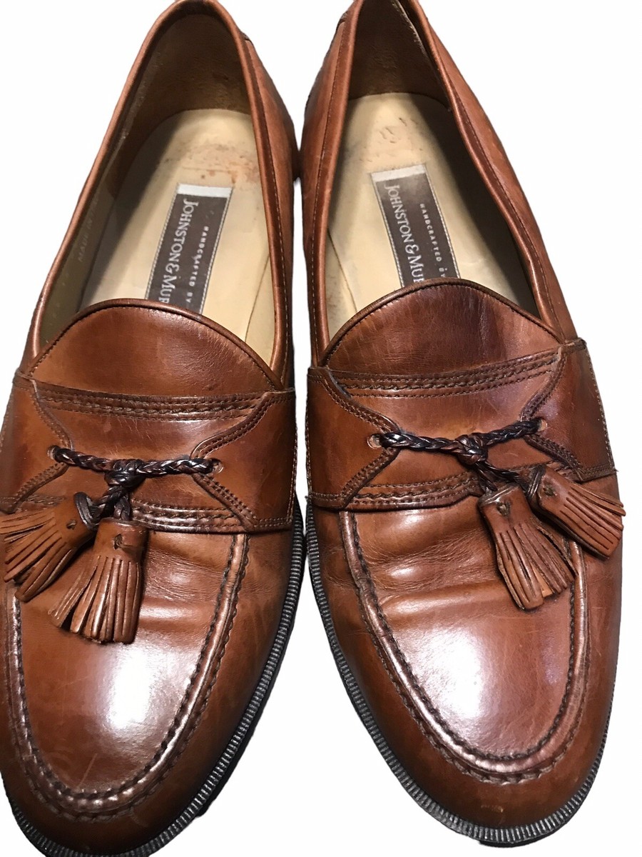 Johnston & Murphy Men\'s Tan Leather Loafers Made In Italy Men main image 4