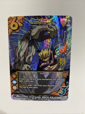 Final Smash Foil XR-SE 1st Ed. UniVersus My Hero Academia CCG TCG