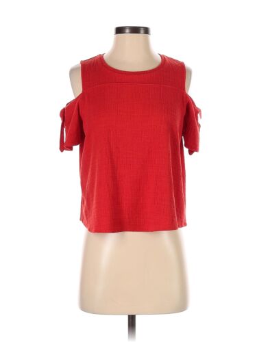 Madewell Women Red Short Sleeve Top S - image 1