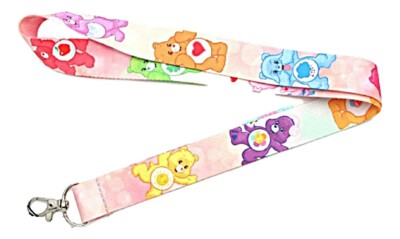 Care Bears Cartoon Characters ID Holder Keychain Lanyard 